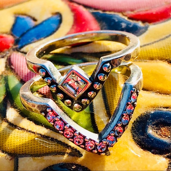 Silpada “All Angles” Stack Rings - Picture 3 of 8